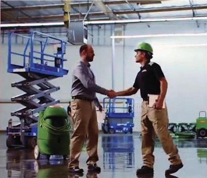 Handshake Agreement In Commercial Building